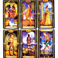 Великолепни таро карти: Marchetti Tarot & Gilded Tarot & Tarot of Dreams, снимка 4 - Други игри - 36311498