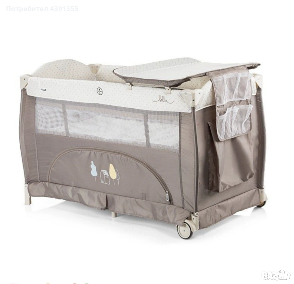 Сгъваема преносима кошара , снимка 1