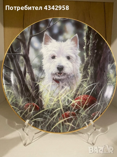 Колекционерска чиния от серия « Westies », снимка 1