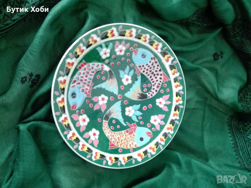 Декоративна керамична чиния, Турция, снимка 1