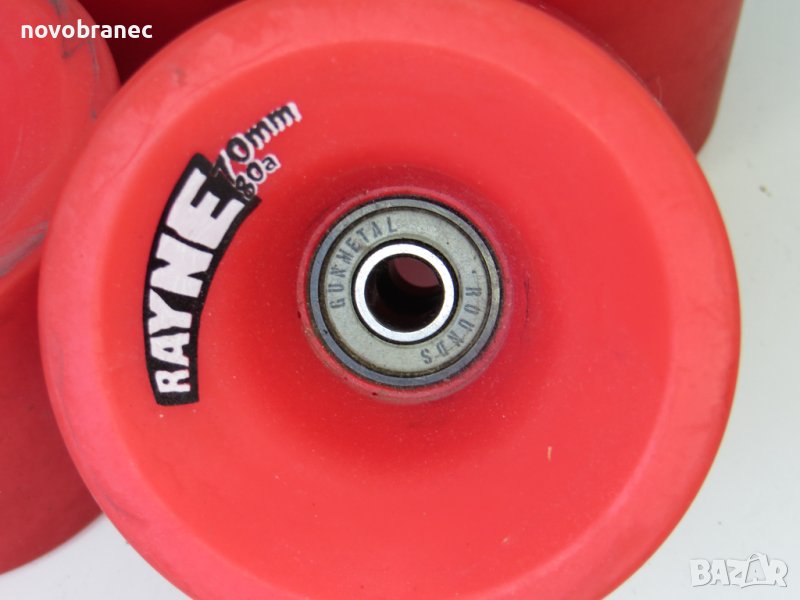 Rayne колелца лонгборд скейтборд лагери Gunmetal, снимка 1