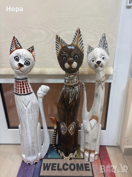 Котка от дърво . Намалени с дефект !, снимка 1