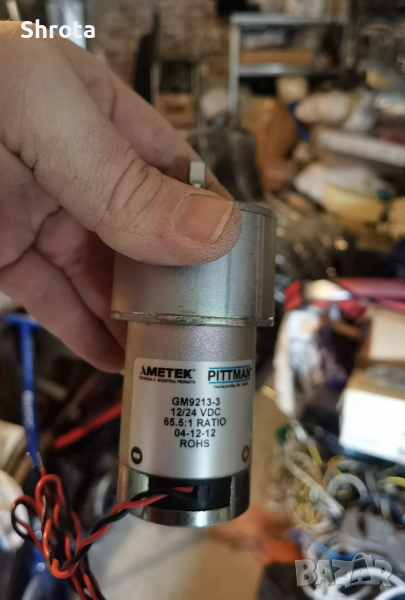 AMETEK Pittman Gearmotor, 12/24V 65.5:1, снимка 1