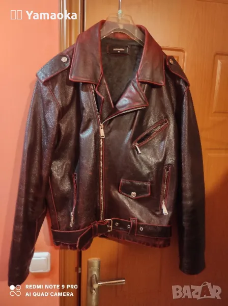 Естествена кожа яке DSQUARED2, снимка 1