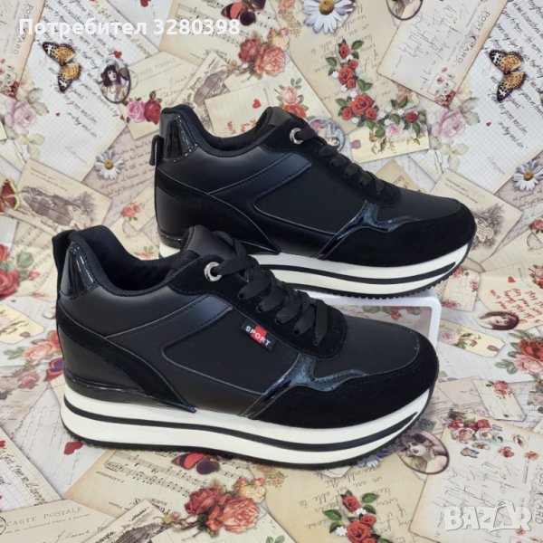 Модни дамски маратонки на платформа модел: D2272-1, снимка 1