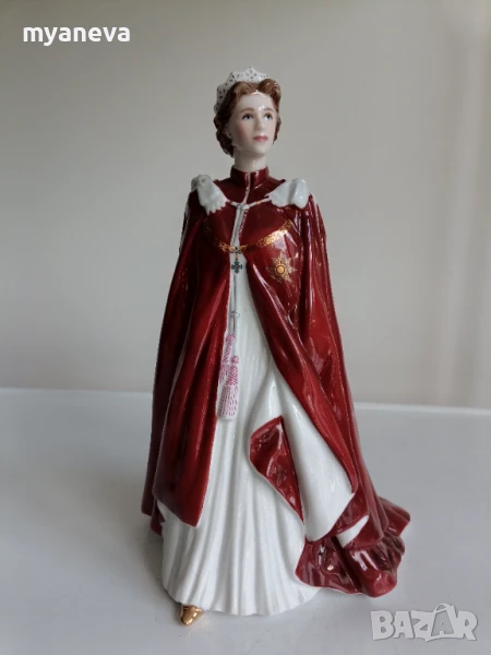 Порцеланова статуетка в чест на 80-ия рожден ден на кралицата , 2006 г. , снимка 1