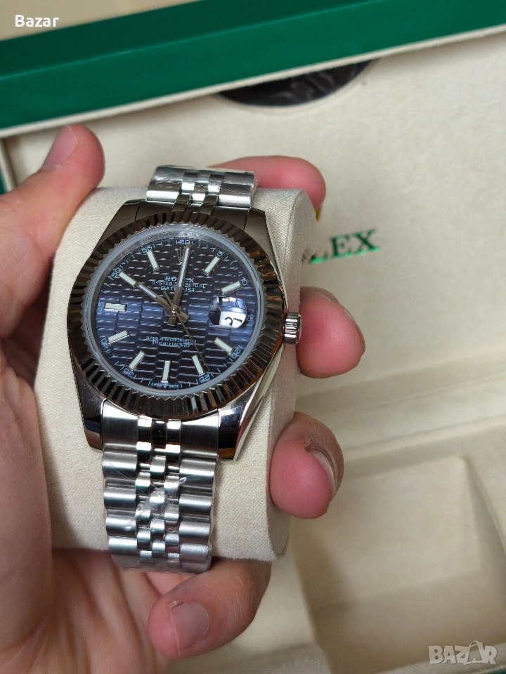 Rolex Datejust 41mm Автоматичен Часовник Пълен Комплект, снимка 1