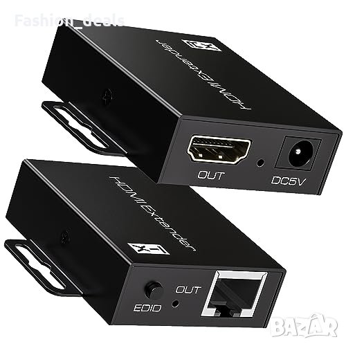 Нов HDMI удължител до 60м през Cat6/Cat7 Ethernet кабели Full HD 1080P 3D, снимка 1