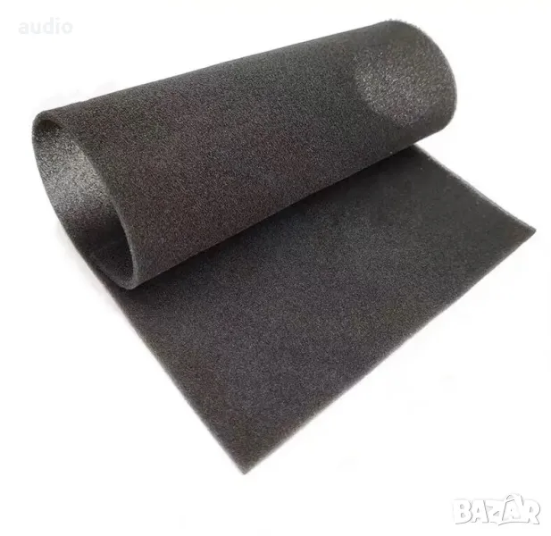 Дунапрен за решетка на тонколона 5мм. Черен100х200см., снимка 1