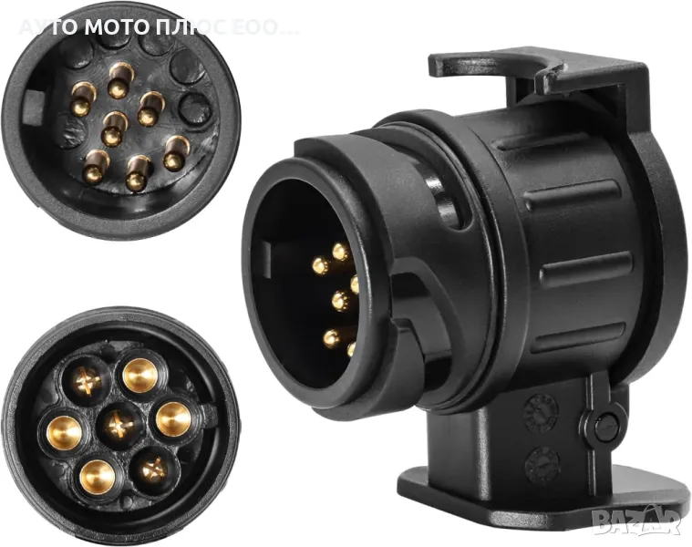 Преходник адаптер за букса за ремарке 13/7 пина 12V, снимка 1