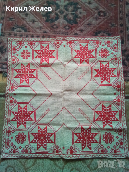 Каре бродирано 44094, снимка 1