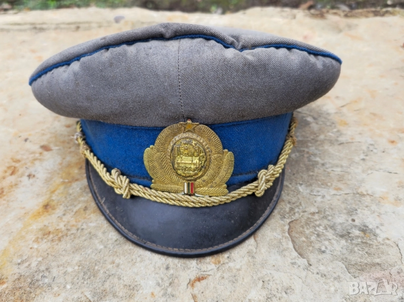 Железничарска ЖП шапка от соца, снимка 1