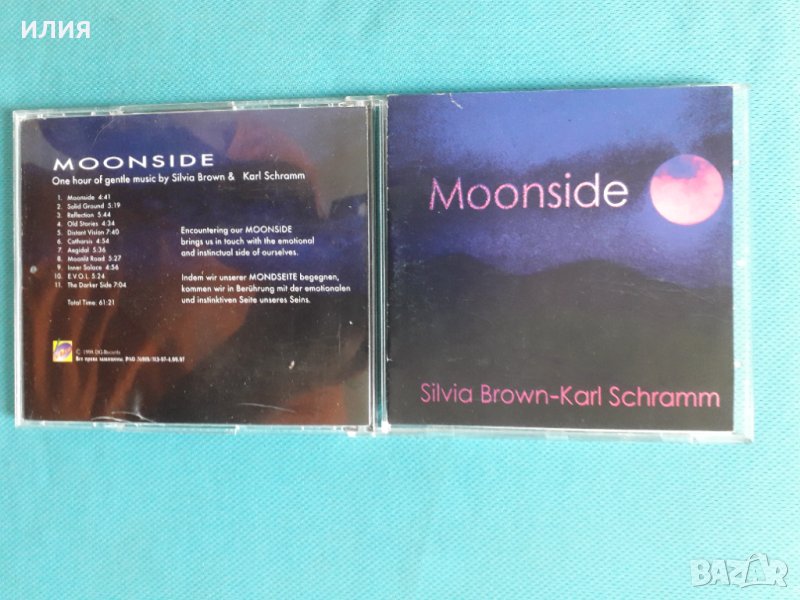 Karl Schramm & Silvia Brown – 1995 - Moonside(New Age,Downtempo), снимка 1