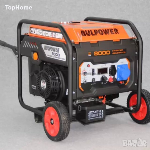 Инверторен Генератор За Ток 7.5КW Ел. Старт - Монофазен , снимка 1