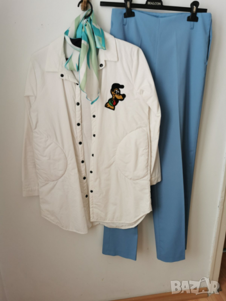 марка BIALCON дълга риза с вата тип тънко яке+ панталон, снимка 1