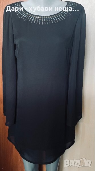 Черна рокля със свободна талия🍀❤️М/L,L❤️🍀арт.6025, снимка 1