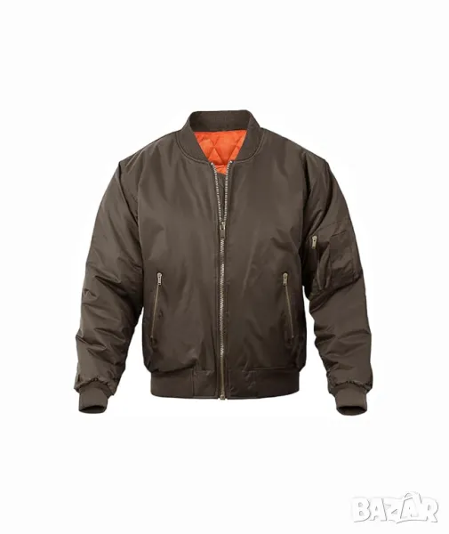 Мъжко бомбър подплатено зимно яке KEFITEVD, снимка 1
