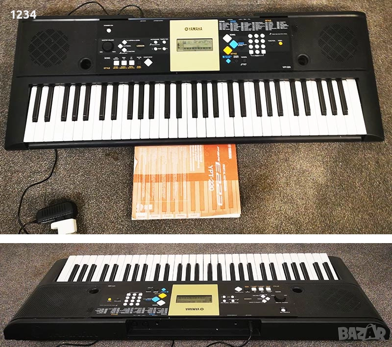 синтезатор клавир YAMAHA YPT-220 пиано с 5 октави , снимка 1