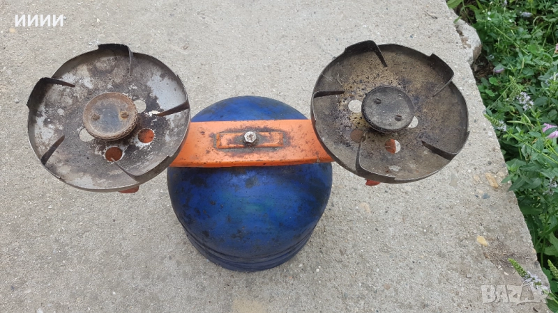 Двоен чешки газов котлон , снимка 1