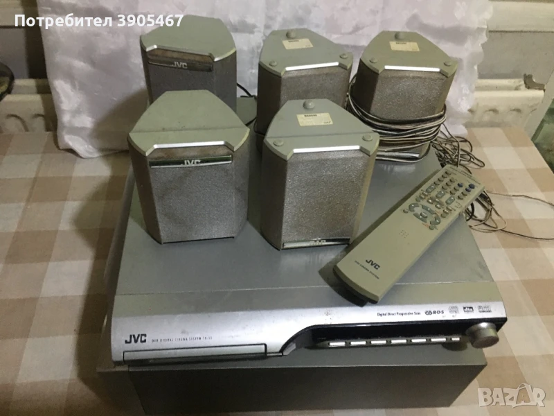 JVC dvd digital cinema sistem TH-S11, снимка 1