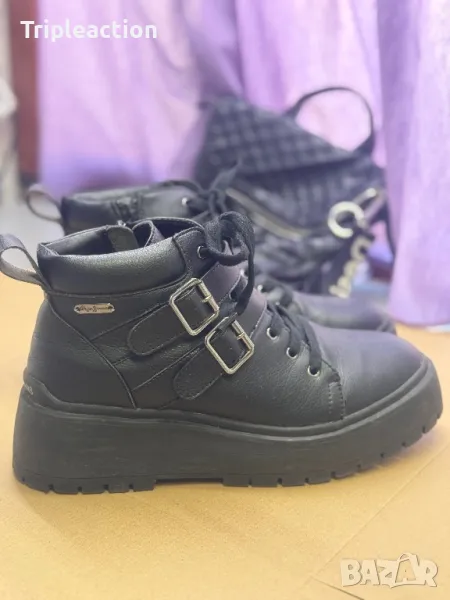 Pepe Jeans боти естествена кожа, 41 номер, снимка 1