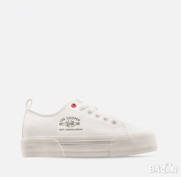 Кецове на платформа Lee Cooper White G-702-25 №41, снимка 1