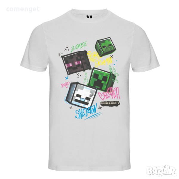 Детски тениски и блузи MINECRAFT ZOMBIE / МАЙНКРАФТ! Или поръчай с ТВОЯ идея!, снимка 1