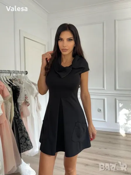 Черна дамска рокля, снимка 1