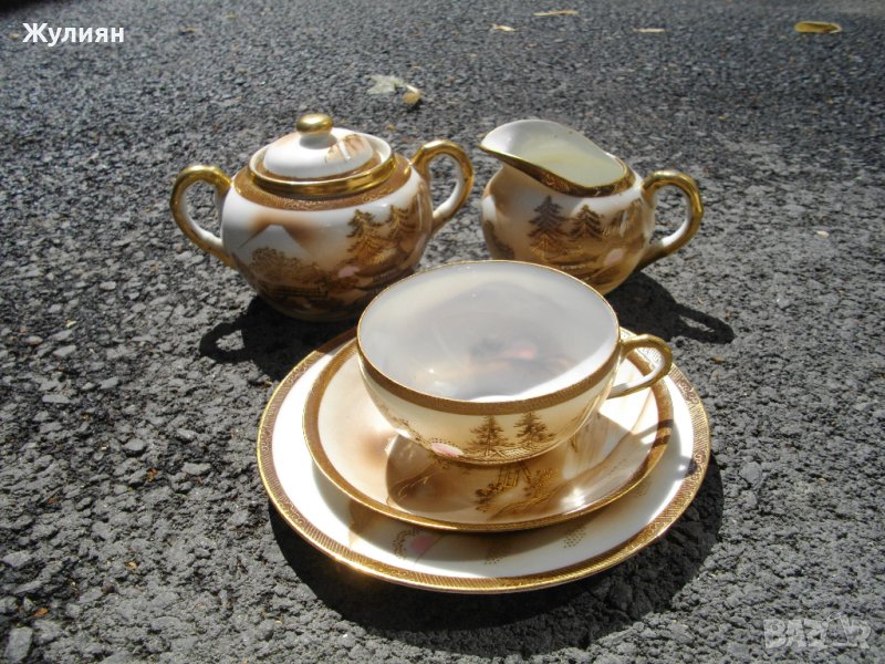 ЛОТ ФИН ПОРЦЕЛАН ЗА ЧАЙ ИЛИ КАФЕ, снимка 1