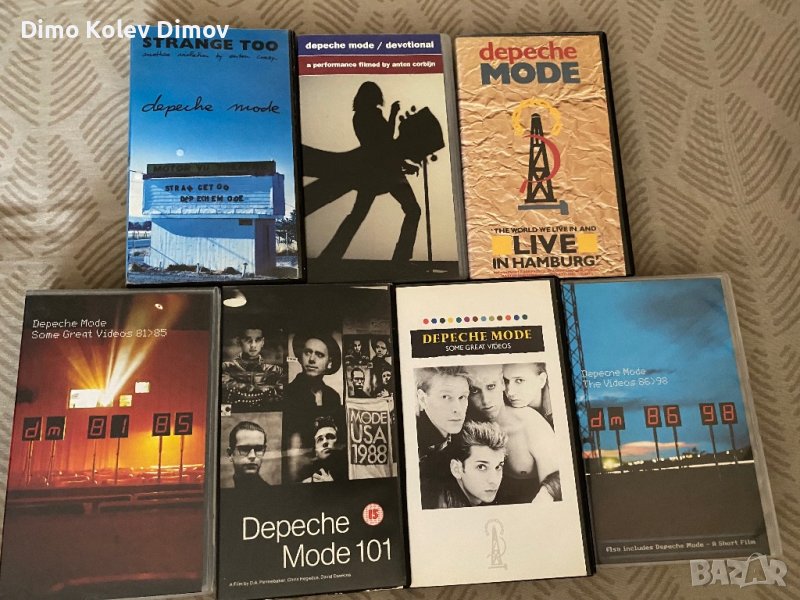 Depeche Mode VHS HIFI Колекция Оригинали., снимка 1