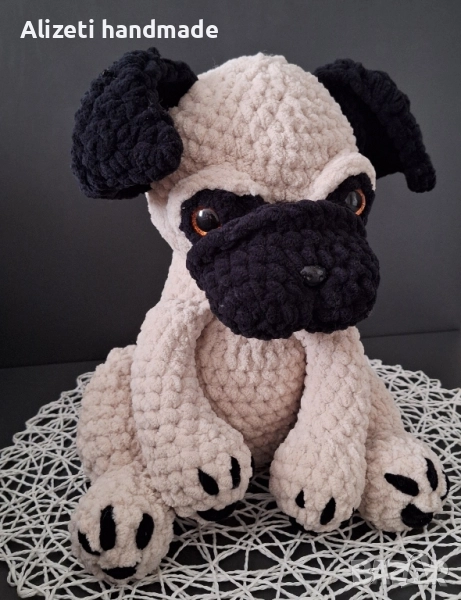 Плетено куче, Мопс., снимка 1