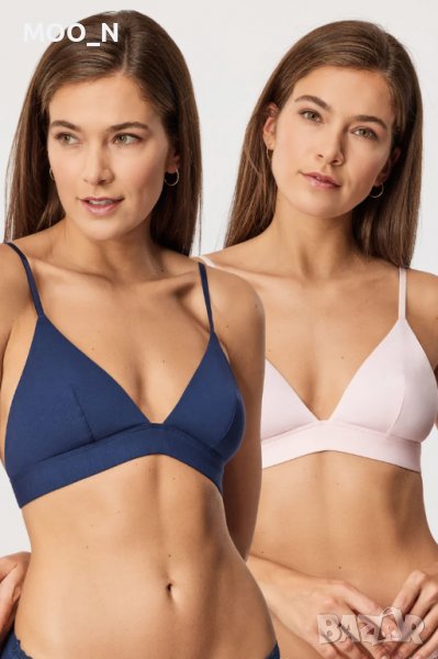 Сутиени тип бралет / син и розов, снимка 1