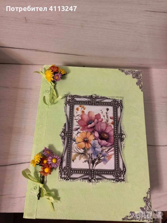 Ръчно изработена кутия за бижута , снимка 1