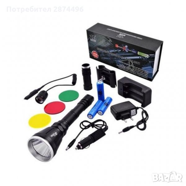 2888 Мощен LED Фенер За Пушка BL-Q2888-T6, снимка 1