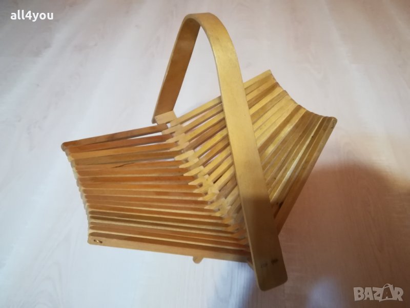 Ретро дървена поставка за плодове , снимка 1