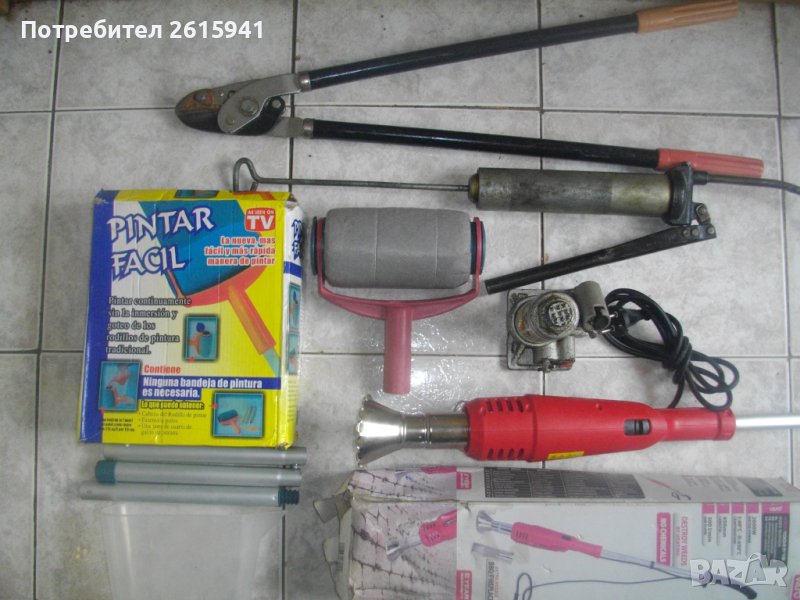 Нова Ел.Горелка 2000W/Система Боядисване/Лостова Ножица Рязане/СССР Такаламит-Ръчна Грес Помпа/Крик, снимка 1