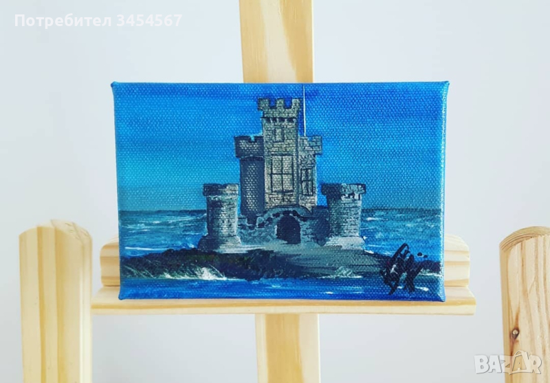 Мини картина на платно+статив, снимка 1
