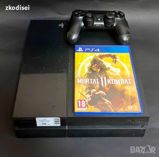 Sony Play Station 4 CUH-1116A с 1 бр. джойстика и 1 бр. игра, снимка 1