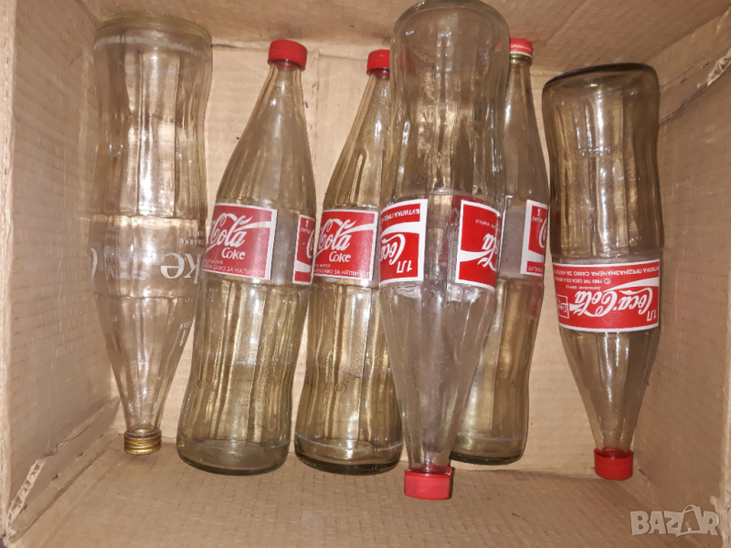 Стари бутилки от Кока- Кола, вино и уиски., снимка 1