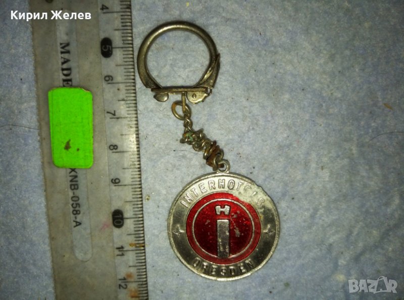 INTERHOTELS DRESDEN СТАР РЯДЪК НЕМСКИ КОЛЕКЦИОНЕРСКИ КЛЮЧОДЪРЖАТЕЛ 38877, снимка 1