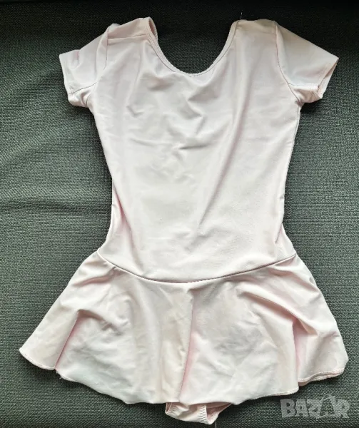 Детско трико с поличка за балет - розово, снимка 1