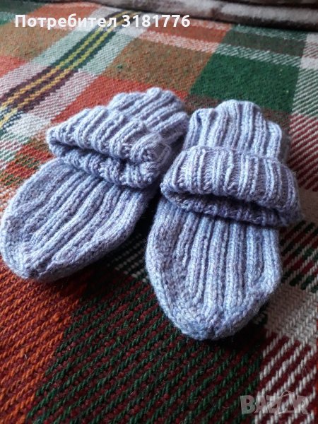 Дамски плетели чорапи вълнени., снимка 1