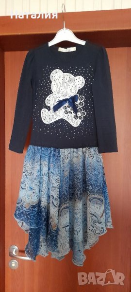 Рокля Мечка с кристали., снимка 1