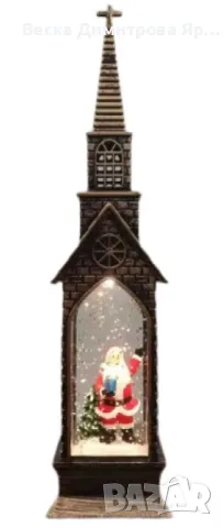 Вълшебна коледна кула с LED светлини и падащи снежинки, снимка 6 - Декорация за дома - 48262717