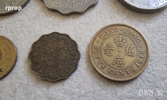 Монети. Хонг Конг. Хонг Конг долар.  6 бр., снимка 6 - Нумизматика и бонистика - 42372989