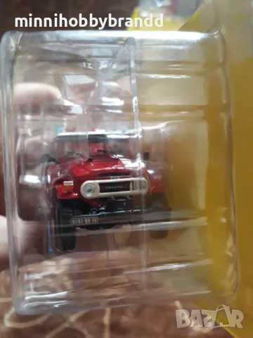 Toyota Fj Land Cruiser Nissan Navara Land Rover Defender Toyota Hilux Hachette 1.43 Scale Top Models, снимка 11 - Колекции - 50299435