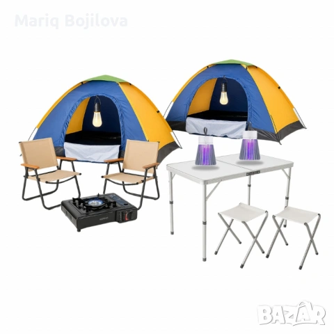 Къмпинг комплект за четирима – Комфорт и практичност сред природата, снимка 10 - Къмпинг мебели - 53638207