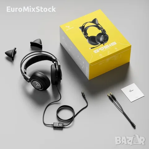 Стерео Геймърски Слушалки с Микрофон SOMIC G951S Black, 3.5mm жак, снимка 7 - Слушалки за компютър - 55903214