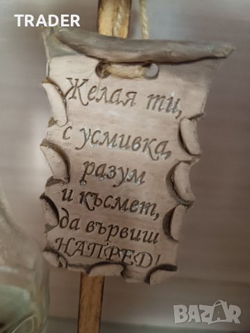 сувенир кладенец дърво с покрив поставка за бутилка домашни потреби, снимка 6 - Декорация за дома - 41778173