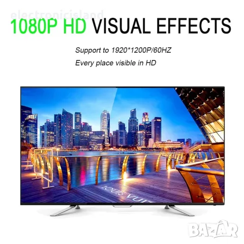 Преходник HDMI към VGA, Адаптор HDMI To VGA, Adaptor, Конвертор, Converter, снимка 5 - Кабели и адаптери - 55976405